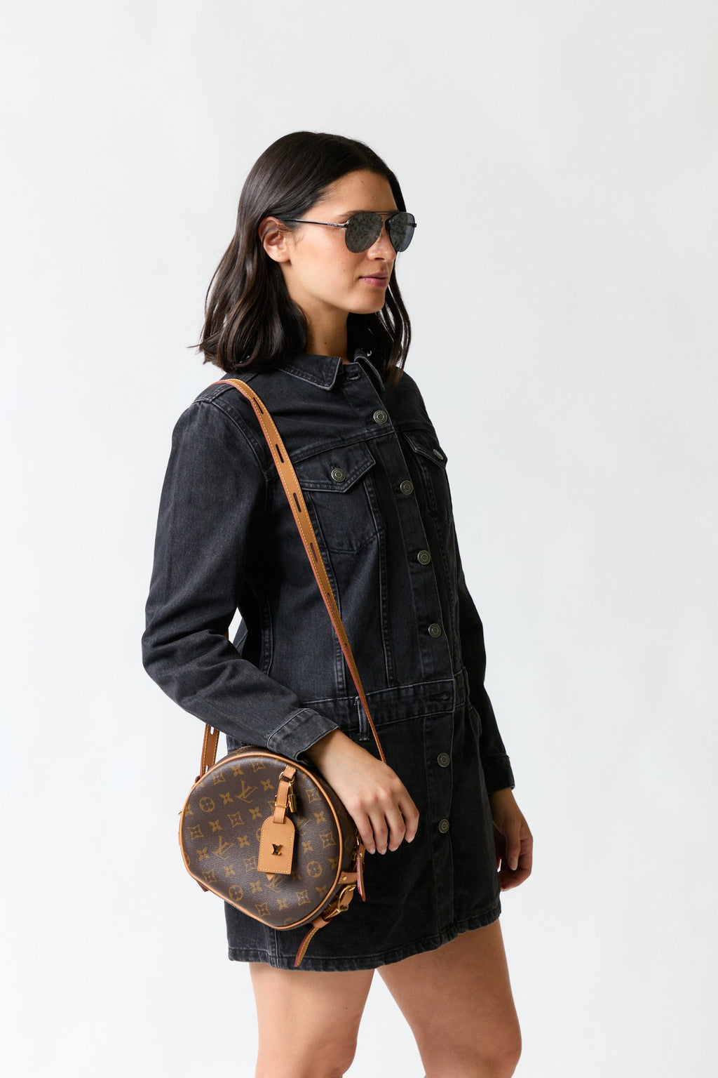 Vestido denim negro | Zara