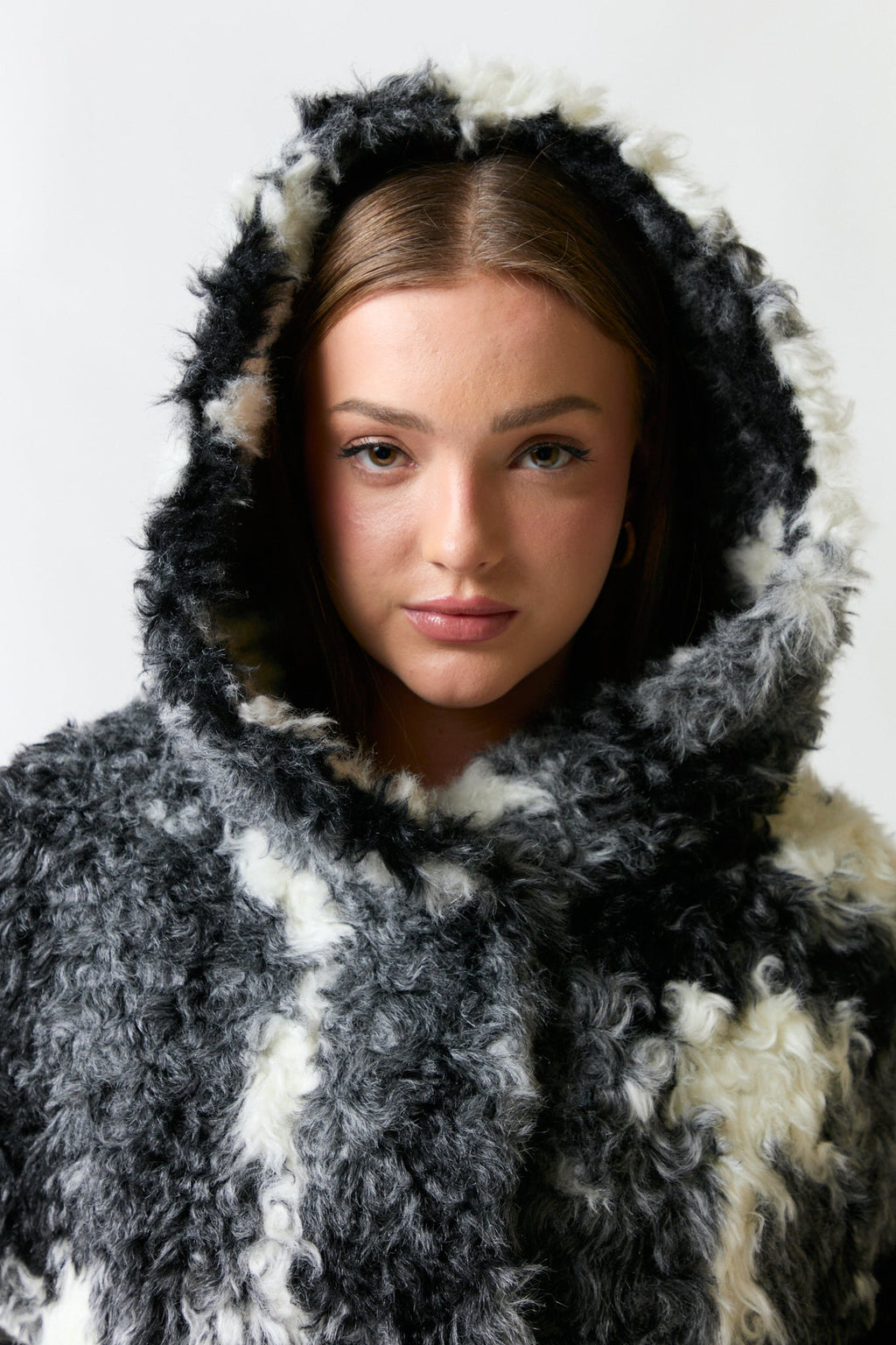 Abrigo peludo | Zara