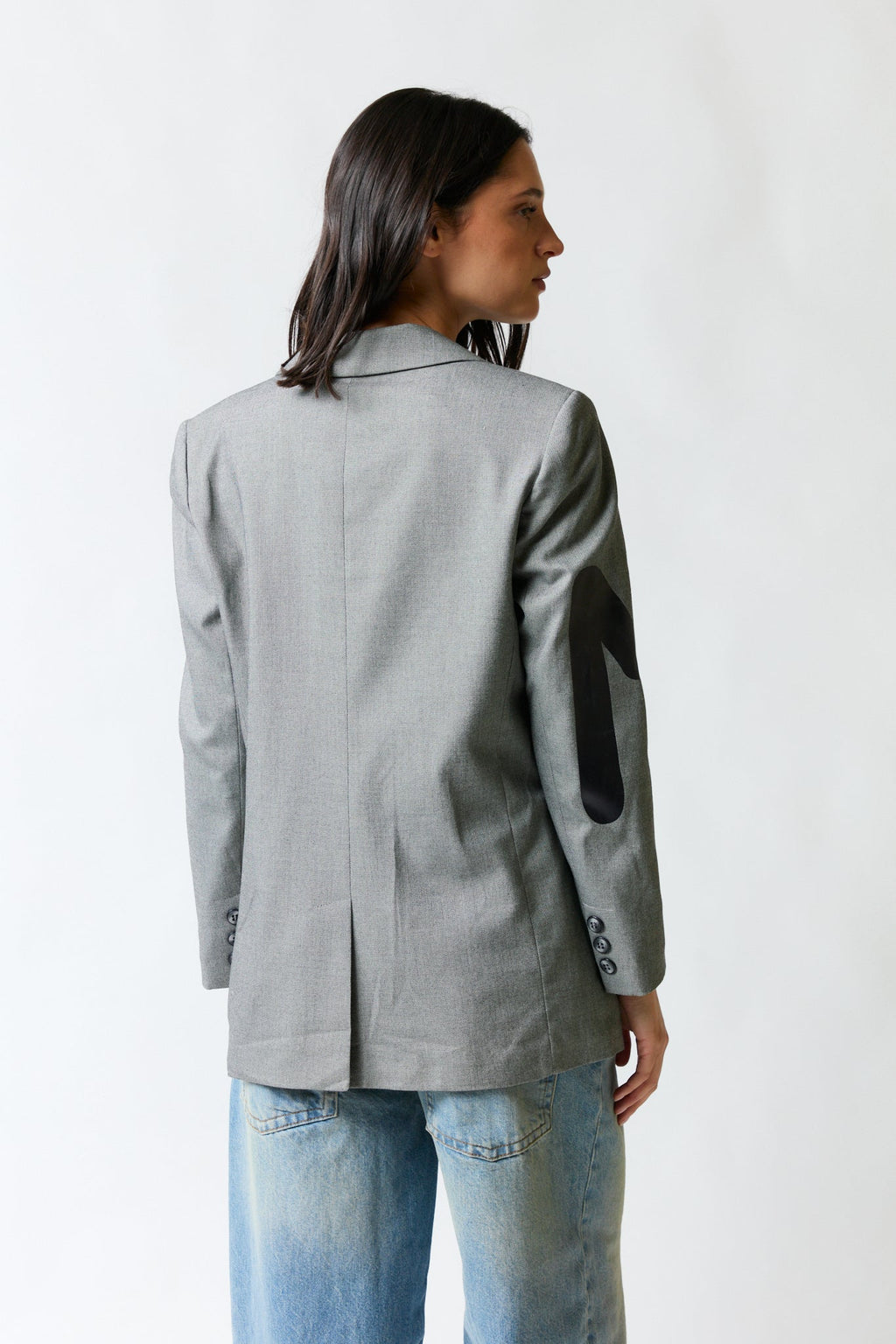 Blazer gris | Cecilia Bolocco