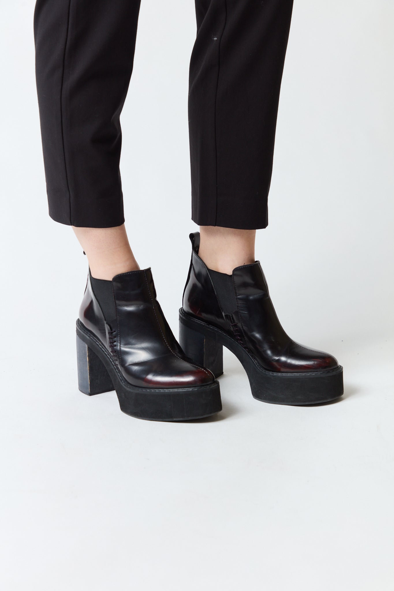 Botines burdeo | Prüne