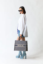 Camisa dúo blanco con azul | Mango