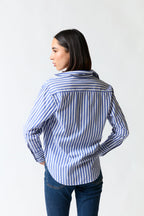 Camisa rayas celeste | Zara