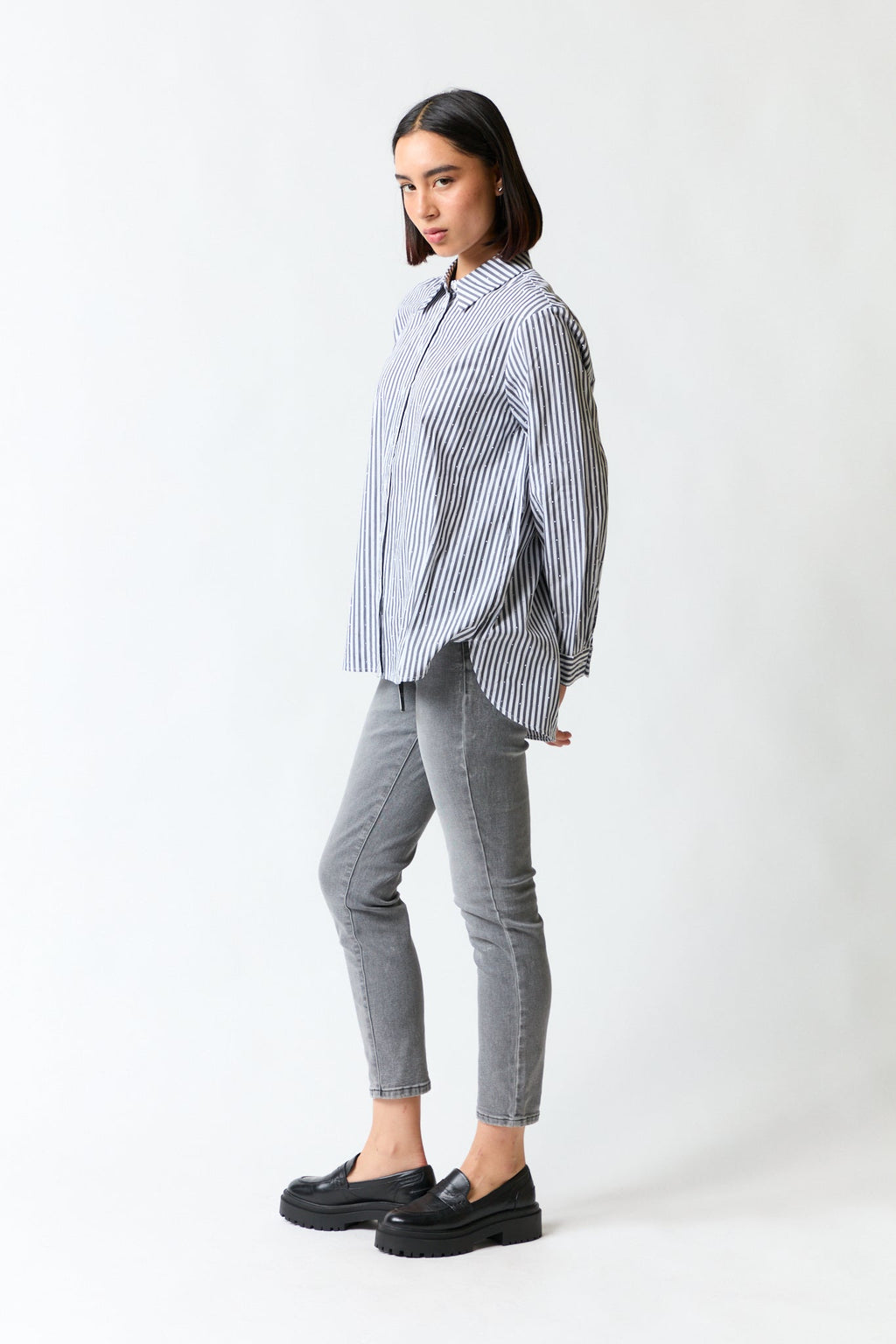 Camisa rayas negro blanco | Vero Moda