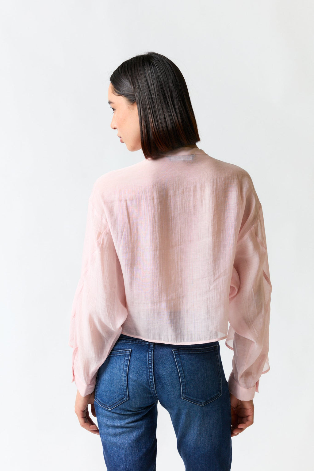 Camisa rosada vuelitos | Zara