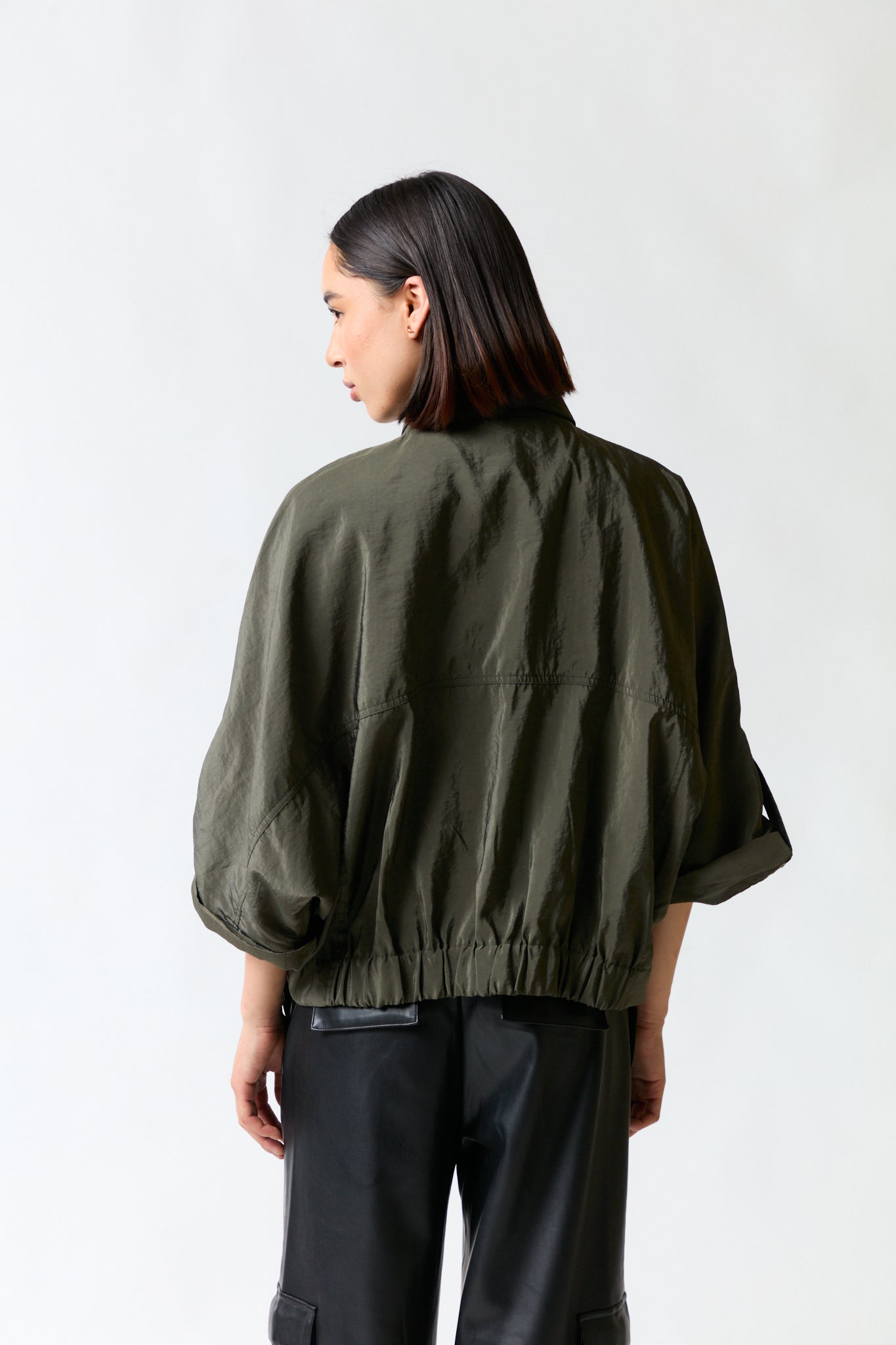 Camisa verde musgo | Zara