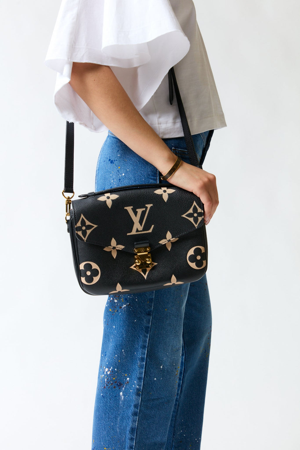 Cartera negra con blanco | Louis Vuitton