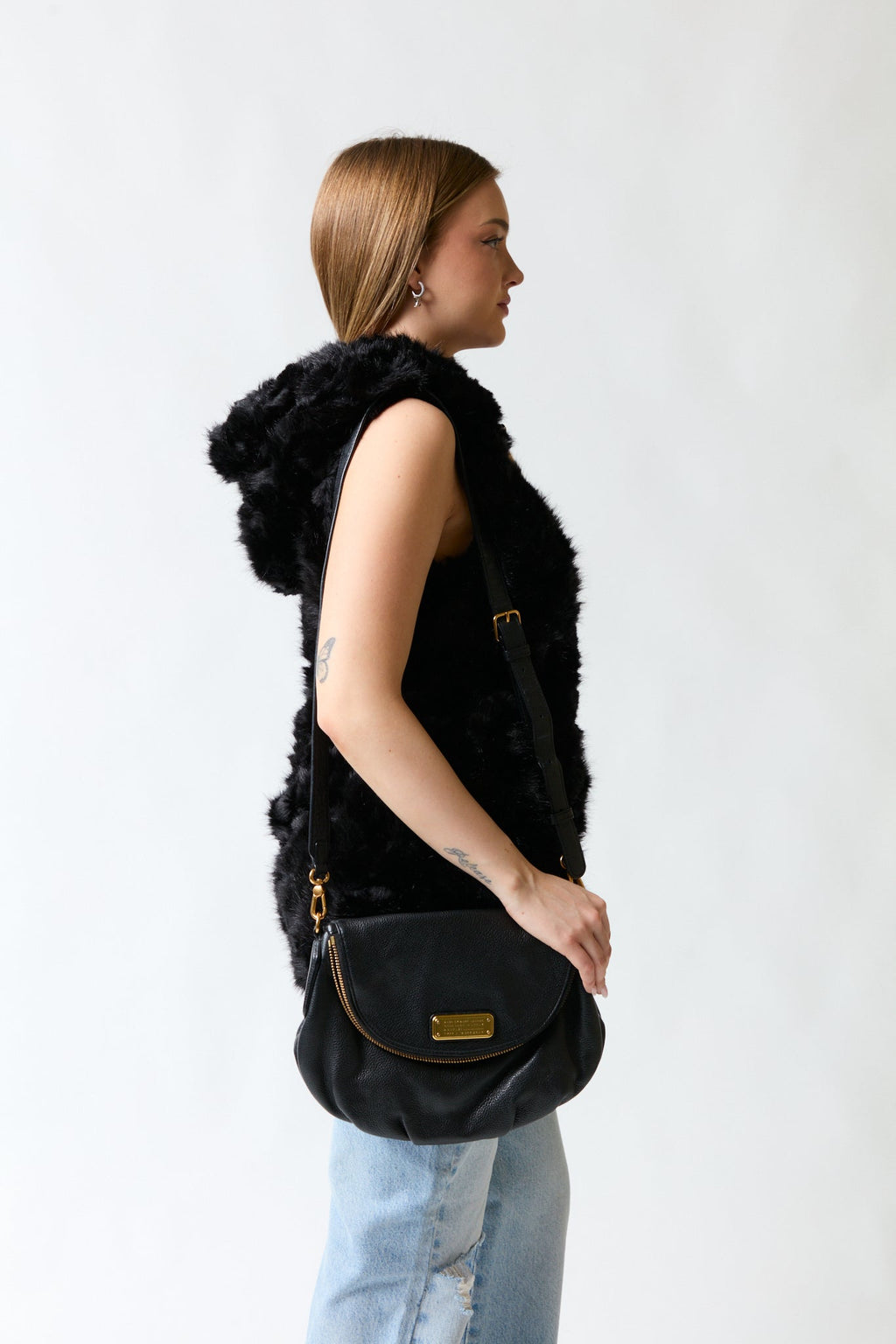 Cartera ovalada negra | Marc Jacobs