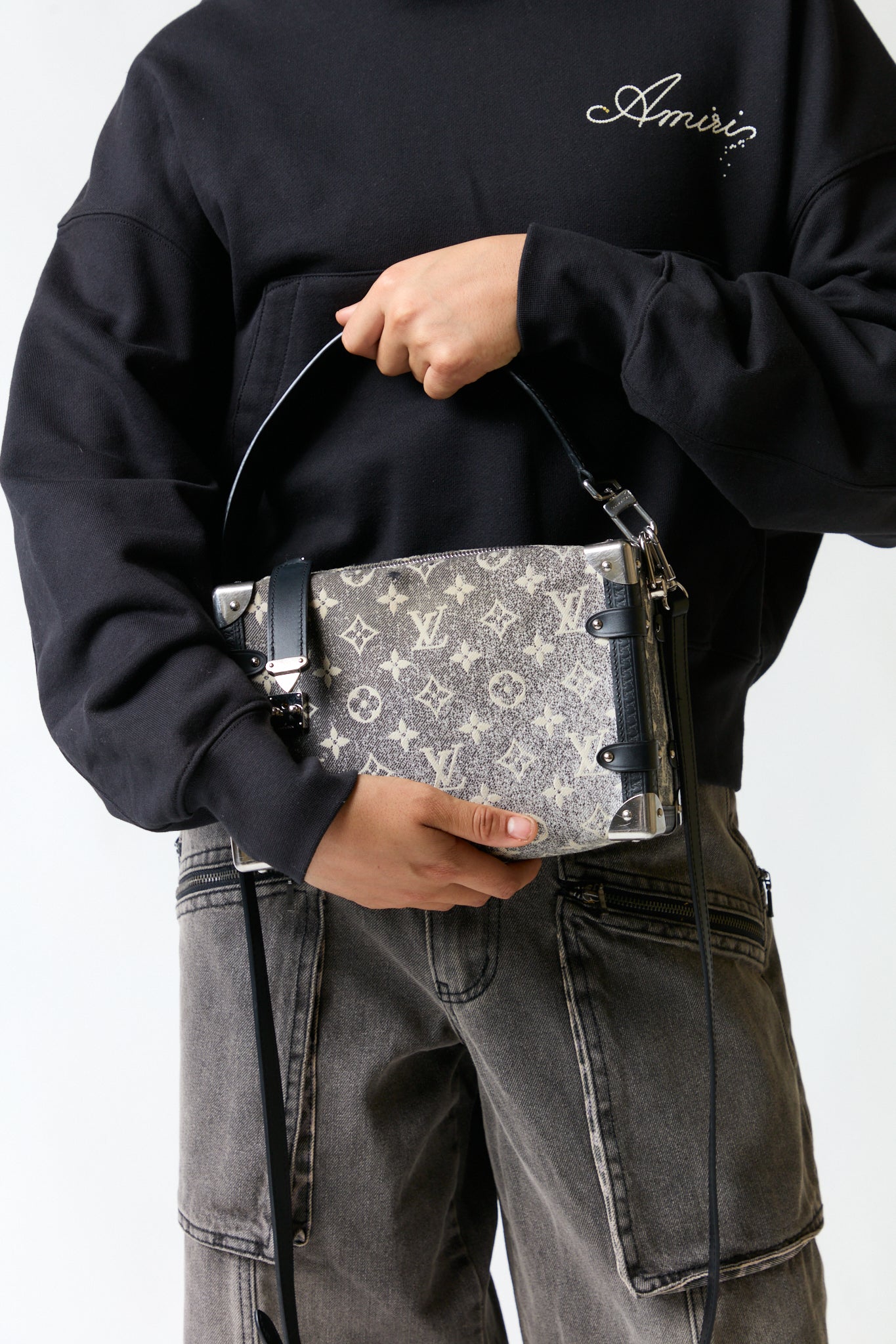 Cartera side trunk jacquard denim | Louis Vuitton