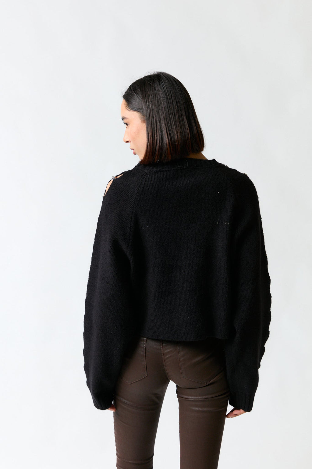 Chaleco corto negro | Zara