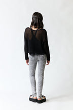 Chaleco negro malla | Zara