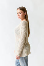 Chaleco tejido blanco | Zara