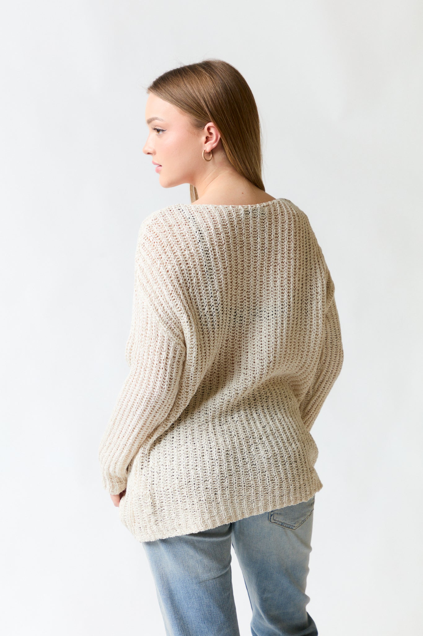 Chaleco tejido blanco | Zara