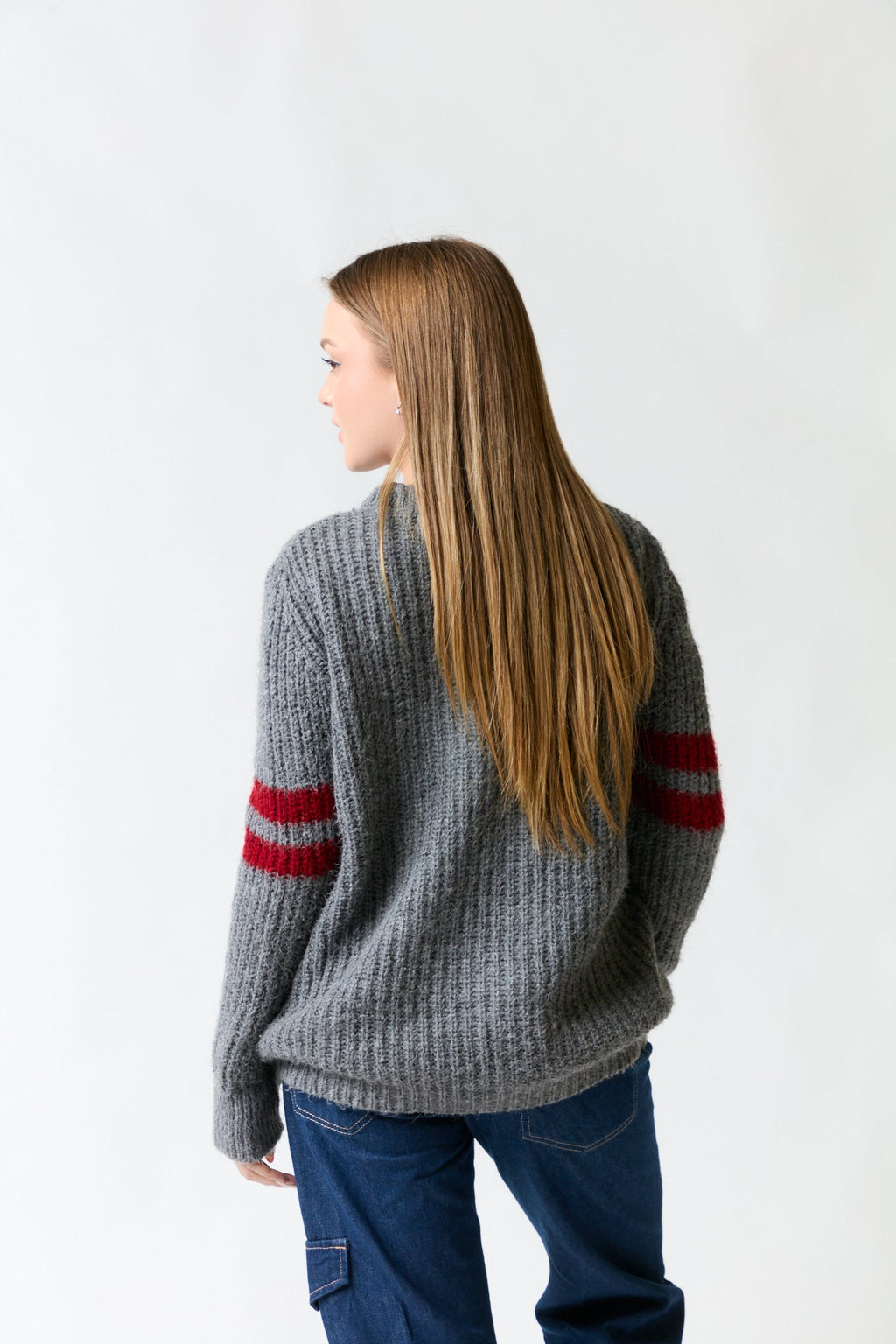 Chaleco tejido gris | Mango