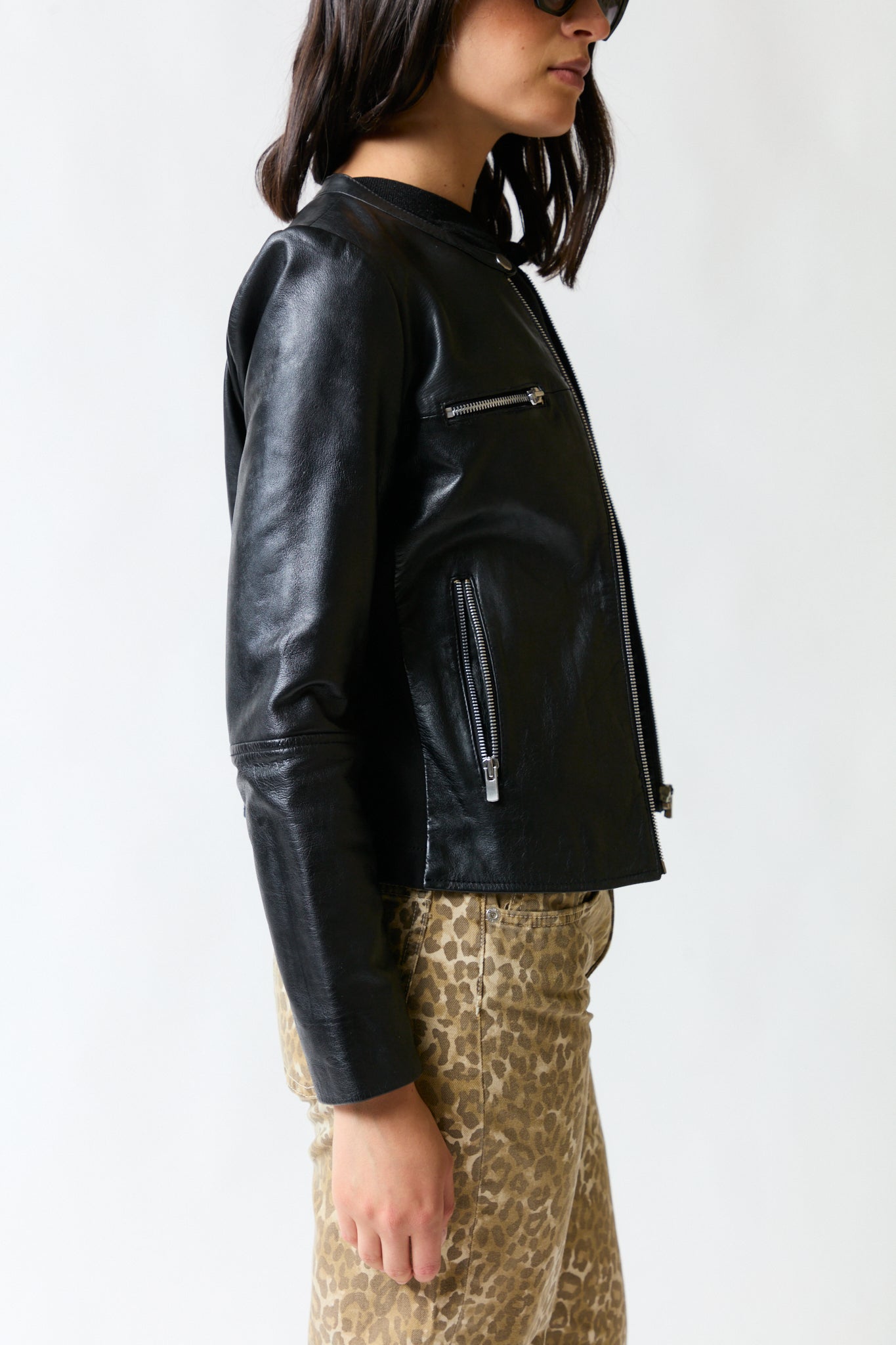 Chaqueta biker negra | Mango