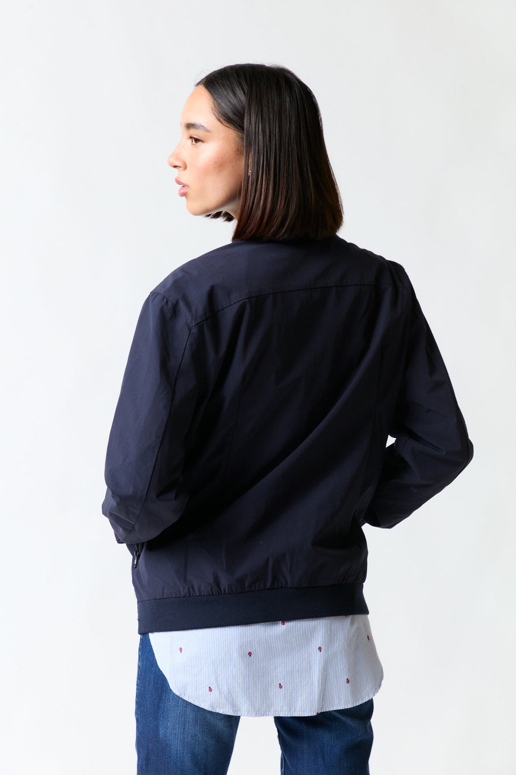 Chaqueta bomber azul | Zara