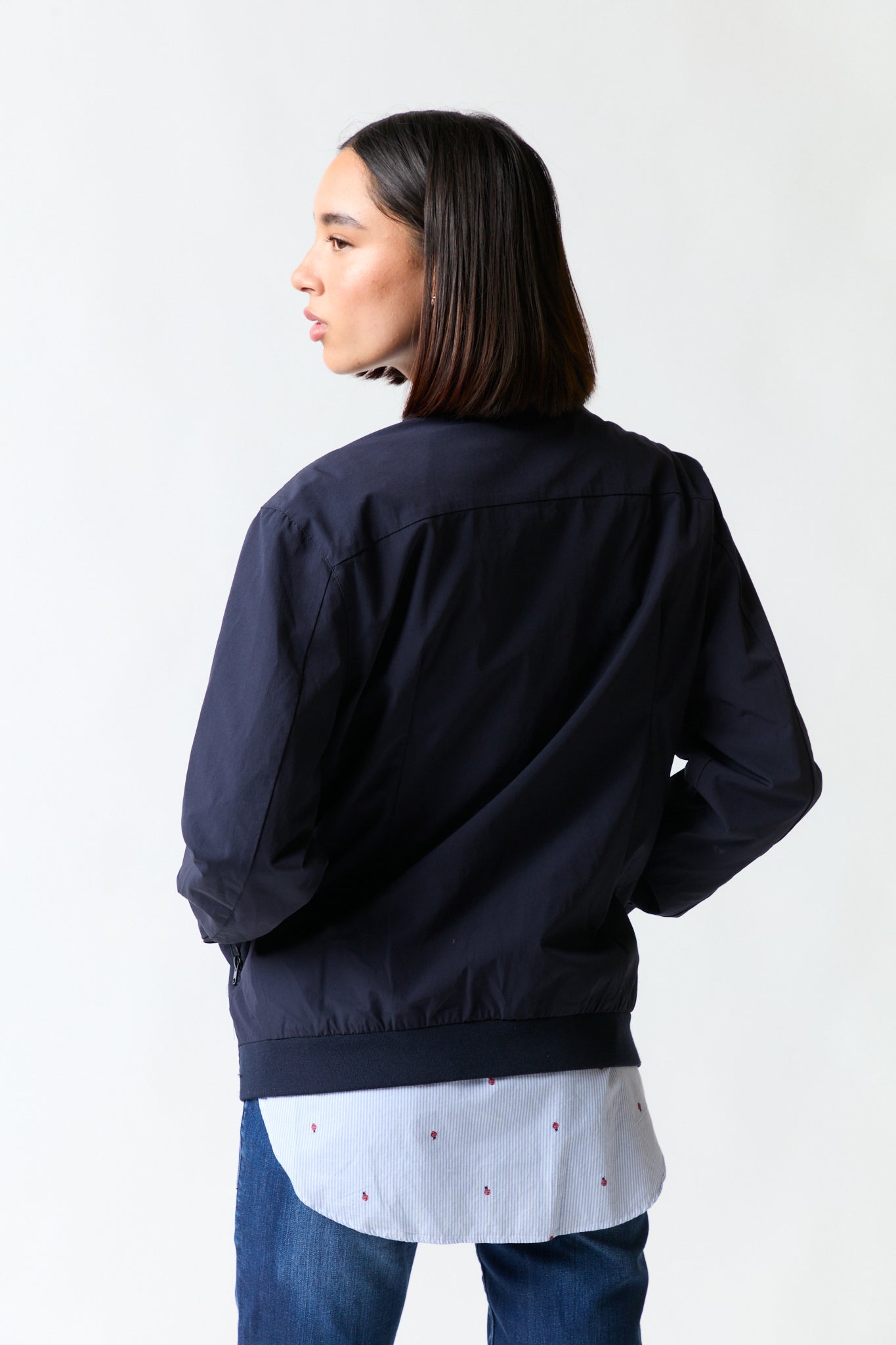 Chaqueta bomber azul | Zara