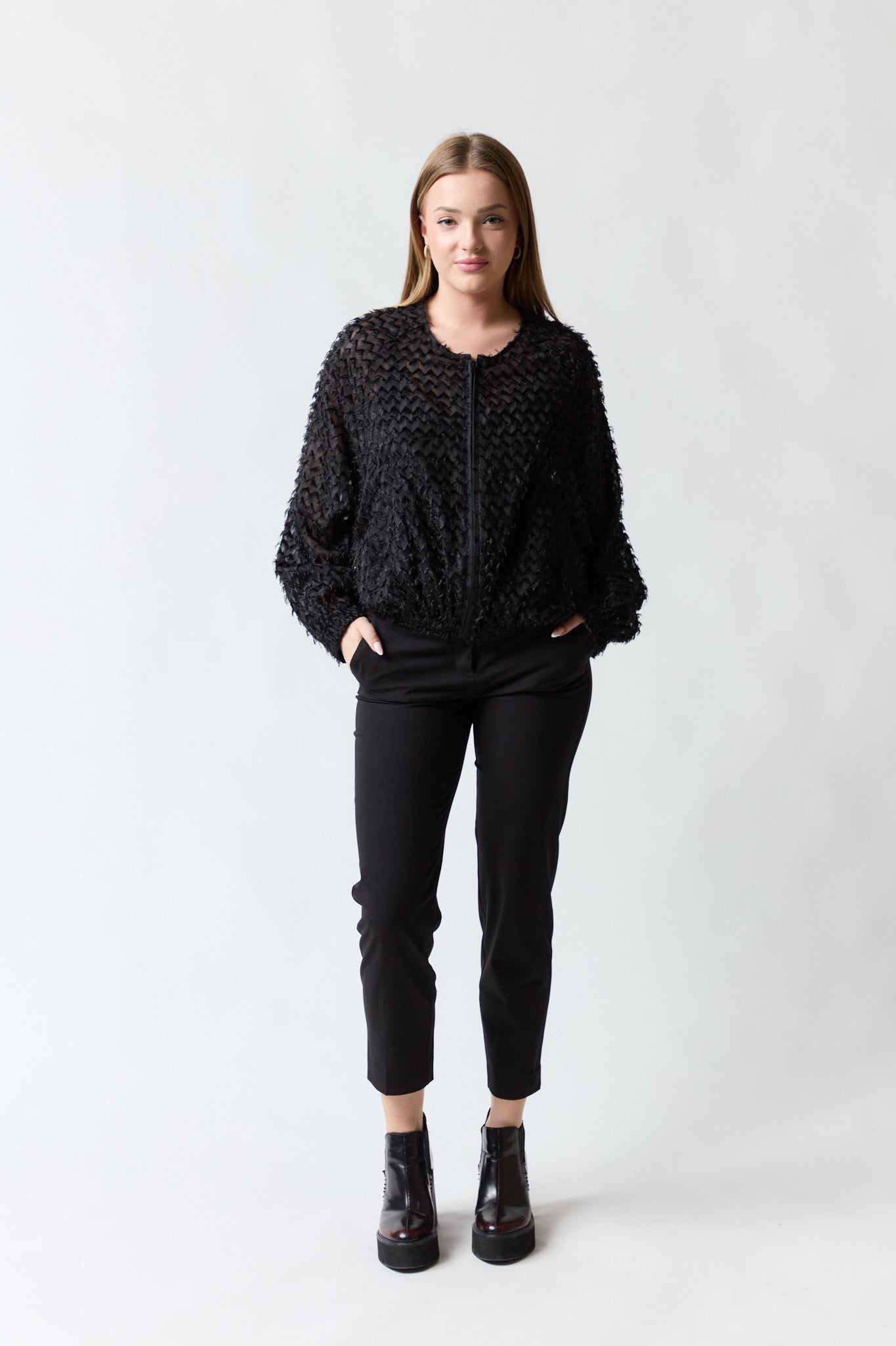 Chaqueta bomber negra | Zara