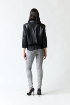 Chaqueta cuero negra | BanoeeMee