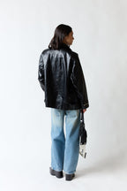 Chaqueta cuero negro | Zara