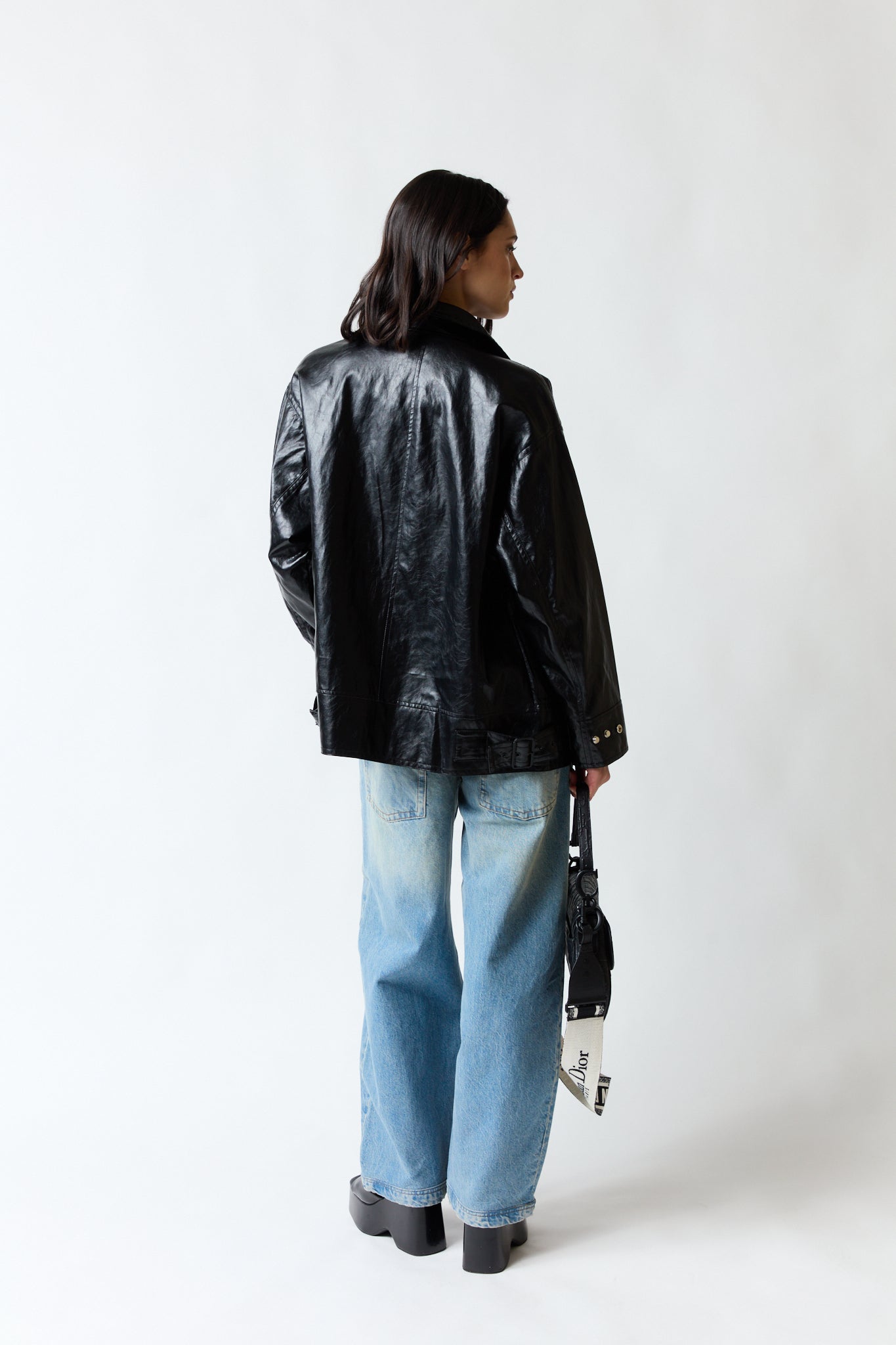 Chaqueta cuero negro | Zara