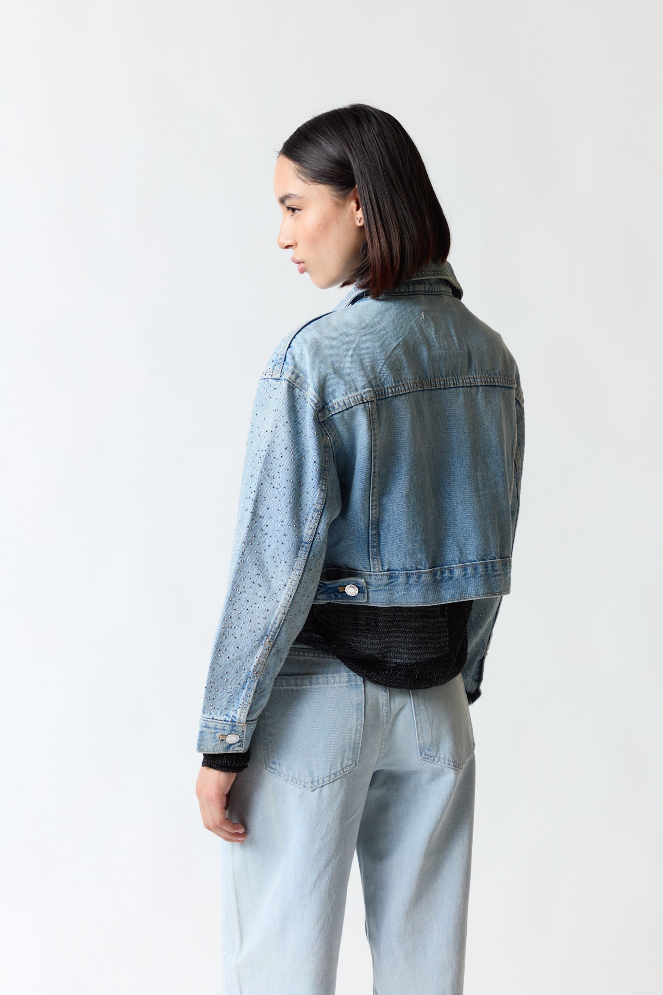 Chaqueta denim azul | Stradivarius
