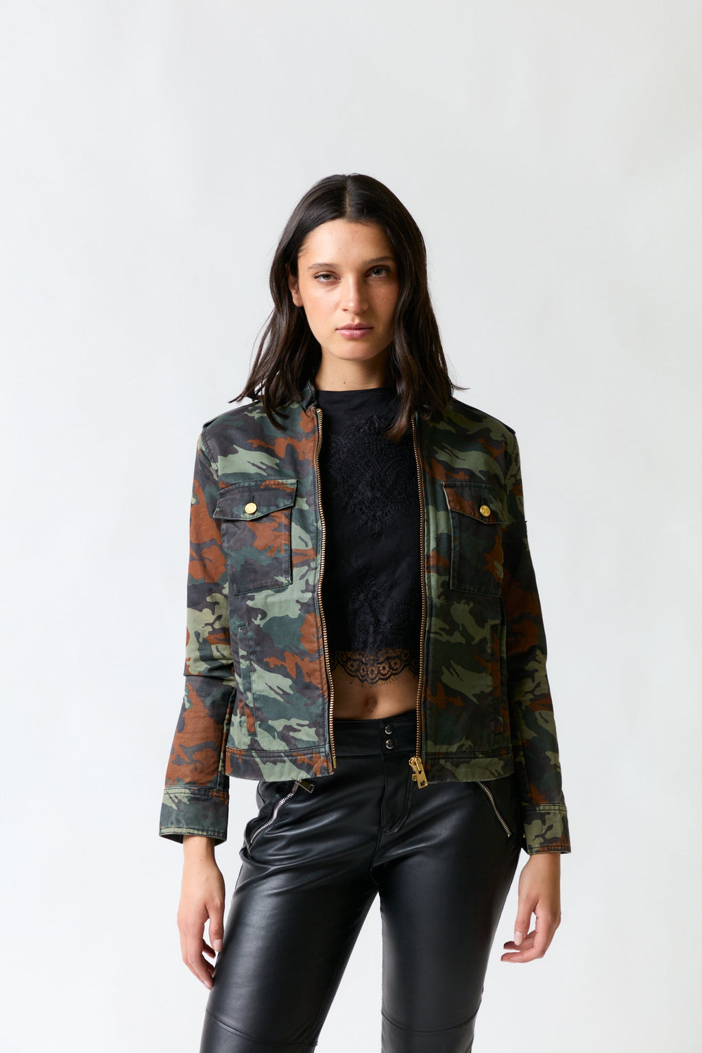 Chaqueta militar con parches | Zadig & Voltaire