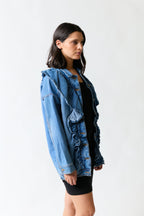 Chaqueta oversize denim azul | Zara