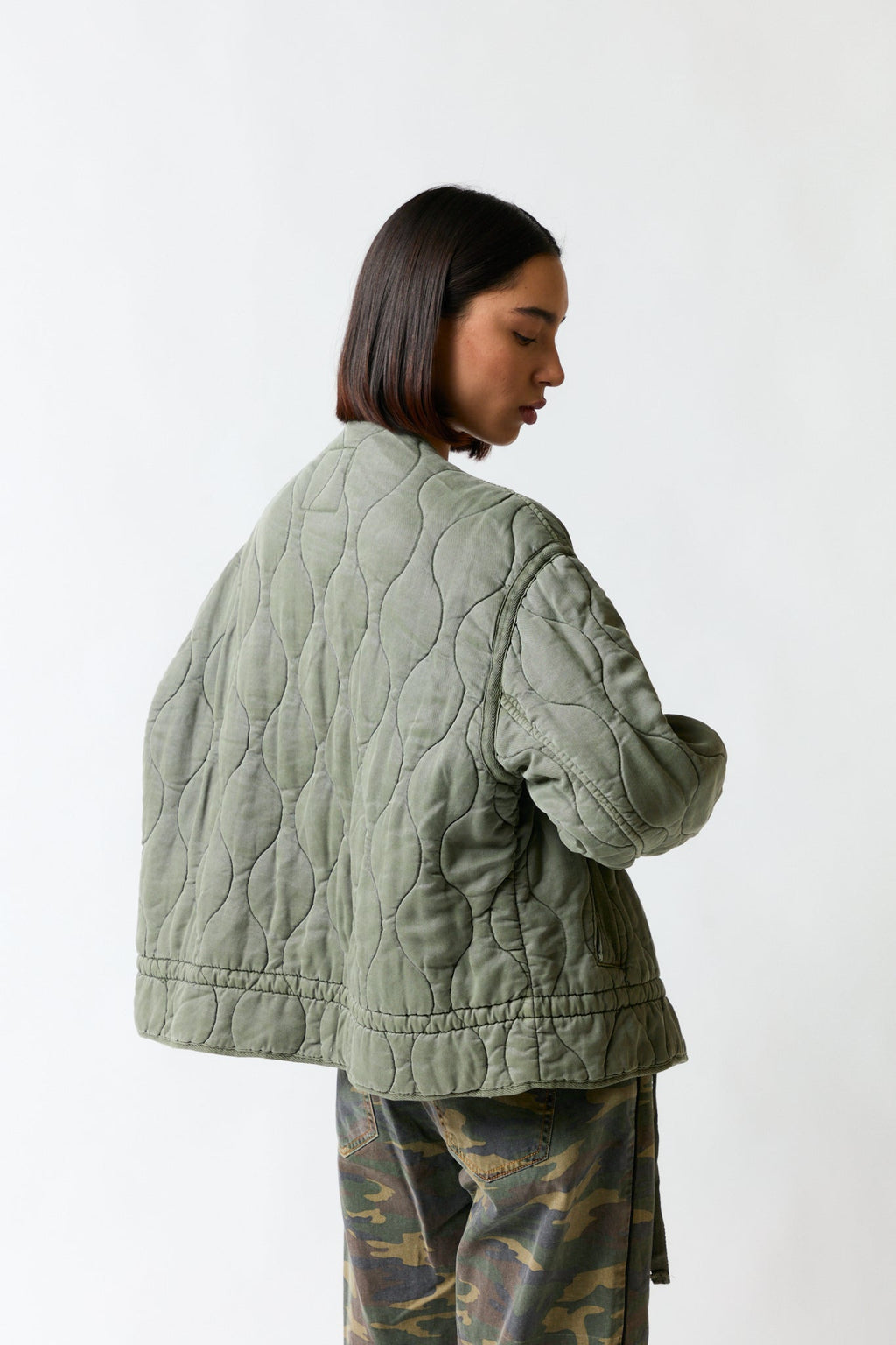 Chaqueta verde musgo | Zara