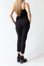 Pantalón de tela negro | Mango