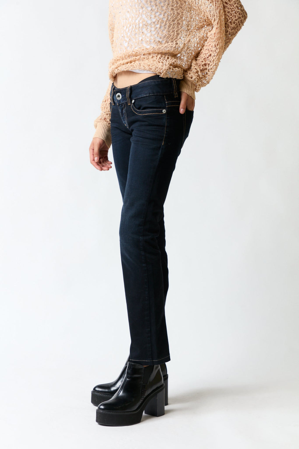 Pantalón denim azul marino | Guess