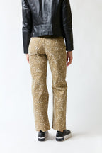 Pantalón leopardo amarillento | Zara