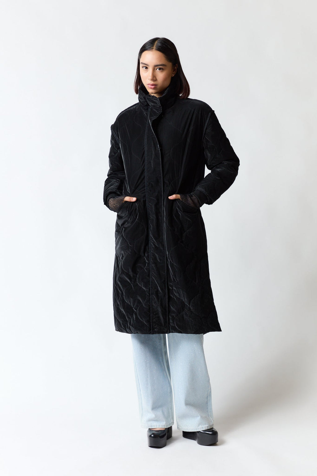 Parca negra larga | Umbrale