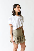 Polera blanca holgada | Zara