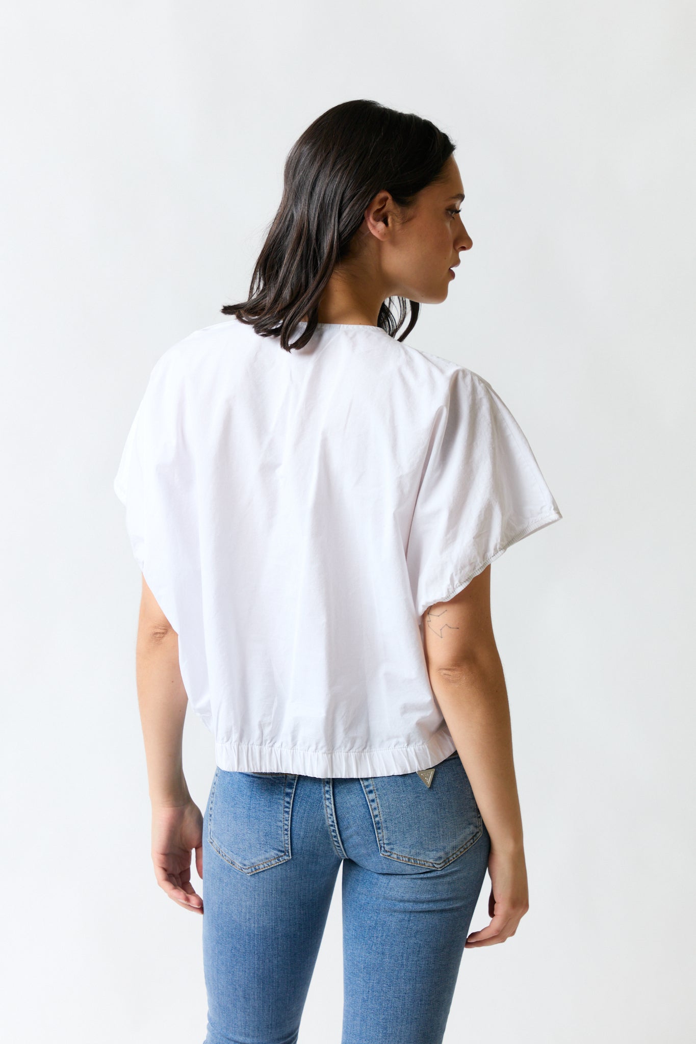 Polera blanca oversize | Zara