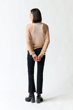 Polera malla dorada | Zara