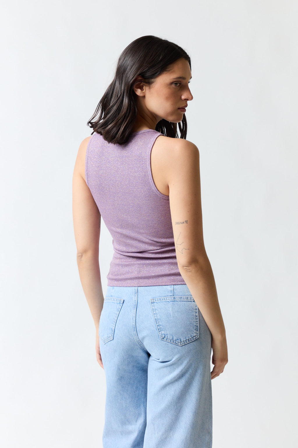 Polera sin mangas fucsia | Mango