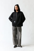 Poleron canguro negro | Zara