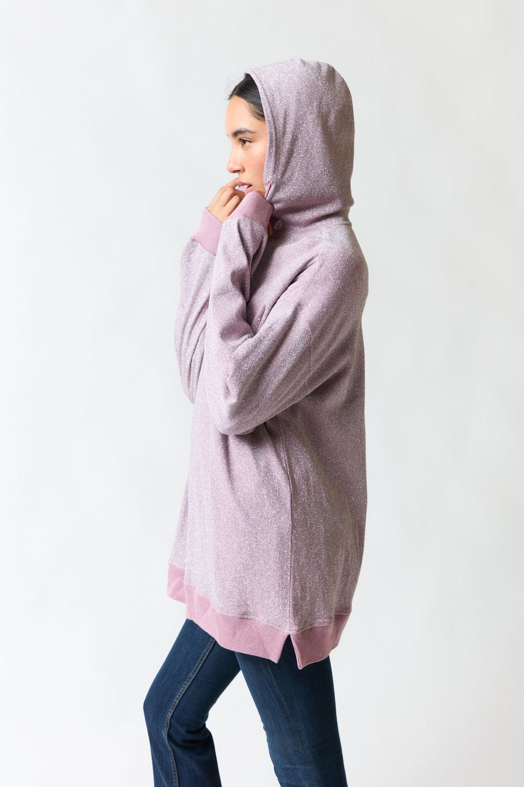 Poleron rosado brillante | Bimba y Lola