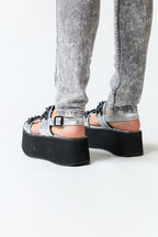 Sandalias plateadas | Zappa